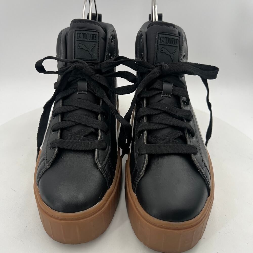 PUMA Mayze Womens Mid Platform Black Sneakers Casual Shoes Size 8.5 - Picture 6 of 15
